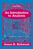 Kirkwood, An Introduction to Analysis, 2/E