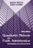 Welch-Comer, Quantitative Methods for Public Admin
