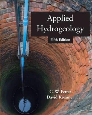 Fetter-Kreamer, Applied Hydrogeology, 5/E
